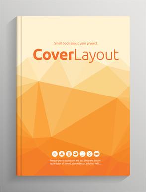 brochure and book cover creative vector