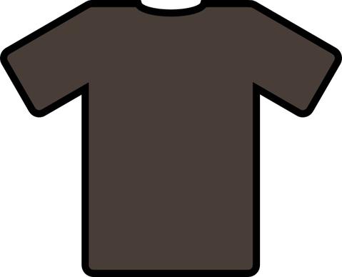 Brown T Shirt clip art
