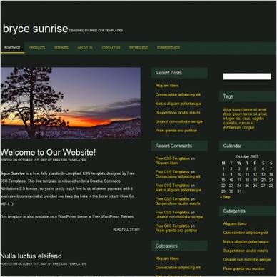 bryce sunrise
