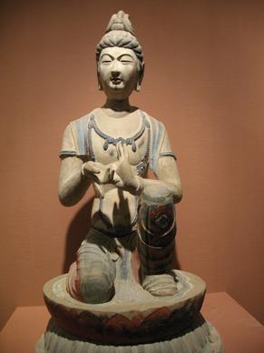 buddhism dunhuang statue