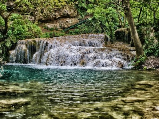 bulgaria krushuna waterfall cascade