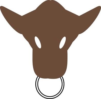 Bull Head clip art