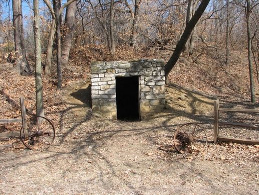bunker or home in the ground