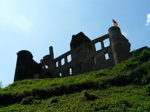 burg metternich castle ruin