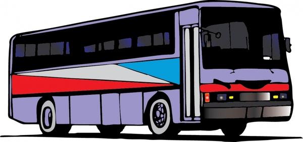 bus icon colored 3d design