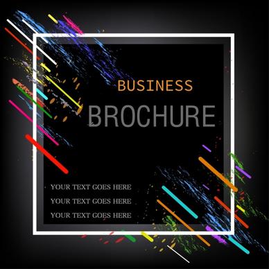 business brochure background colorful grunge black decor