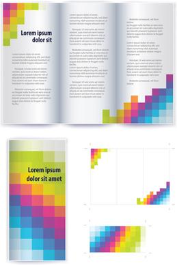 business brochure cover vector set