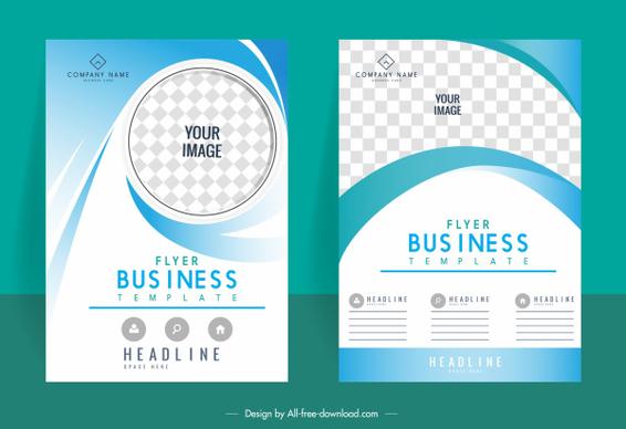 business brochure templates elegant bright modern checkered decor
