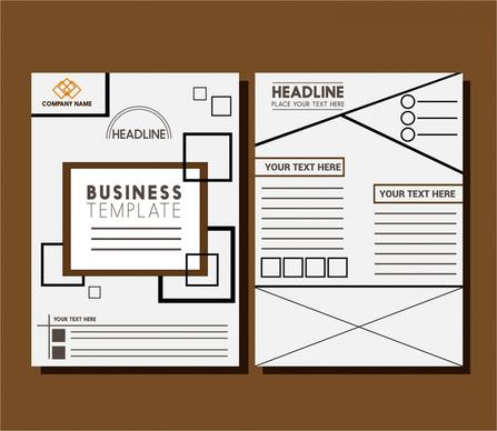 business brochure templates layout design
