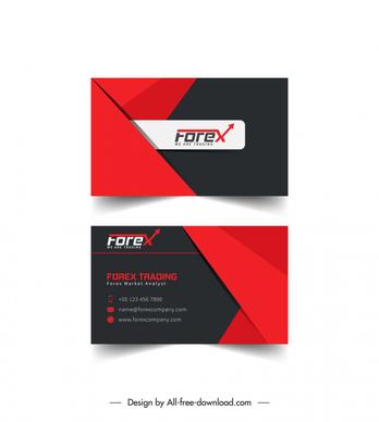 business card templates elegant folded geometric decor