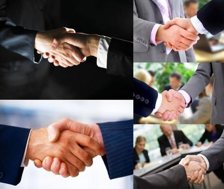 business cooperation handshake hd picture