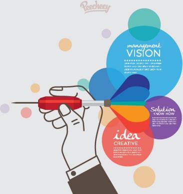 business goal marketing concept illustration