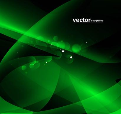 business green colorful vector background wave design
