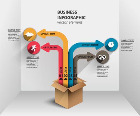 business infographic creative design87