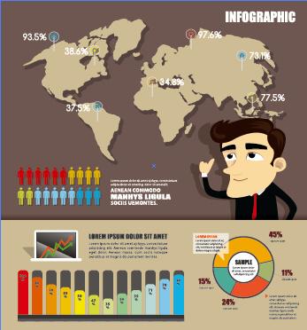 business infographic creative design91