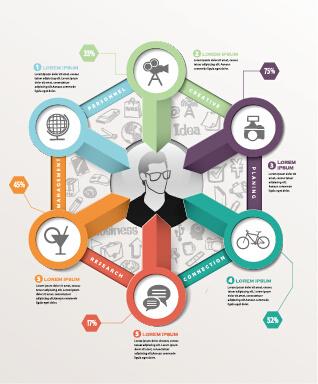 business infographic creative design93