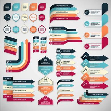 business infographic design vectors