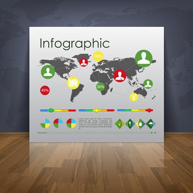 business infographic templates vector set
