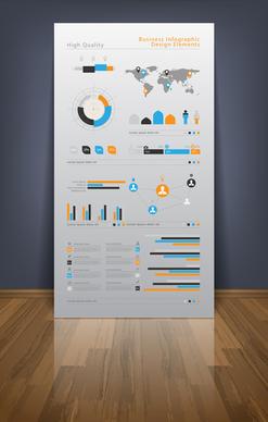 business infographic templates vector set