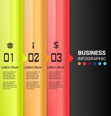 business infographic vector design with modern style