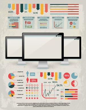 business infographics elements vector