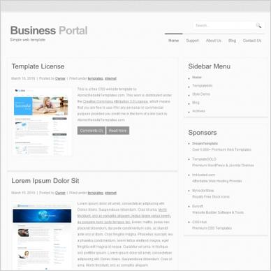 Business Portal Template