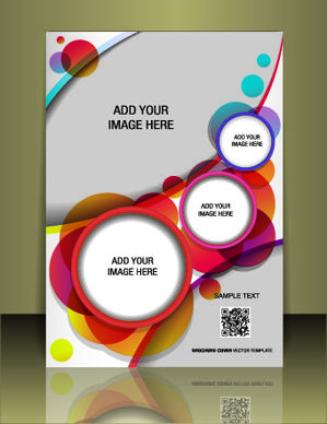 business style brochure cover desing vector