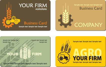 business style business card design vector