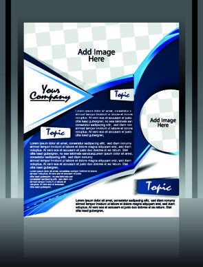 business style cover design elements vector