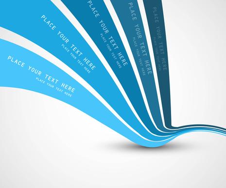 business technology colorful blue wave vector