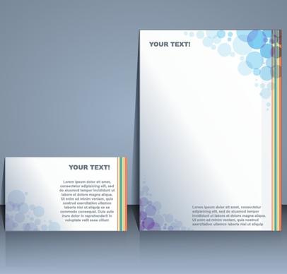 business templates with cover brochure design vector