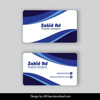 bussiness card zahid ad template dynamic contrast curves