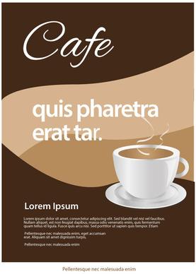 cafe leaflet design idea