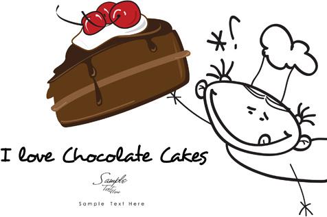 cake background vector