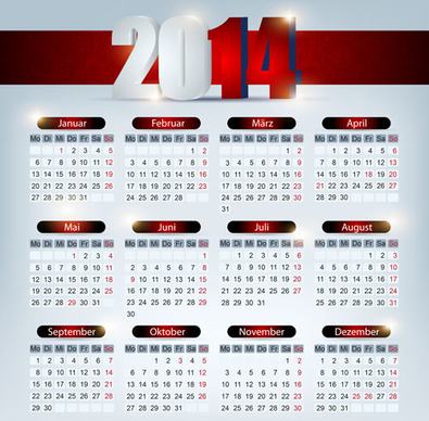 calendar14 vector huge collection0
