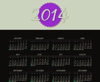 calendar14 vector huge collection