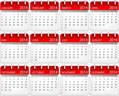 Calendar 2014
