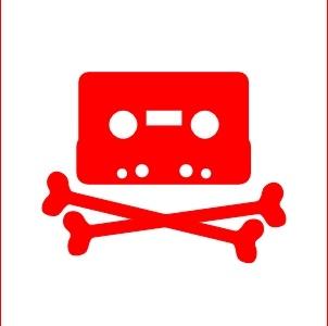 Canadian Music Pirate Flag clip art