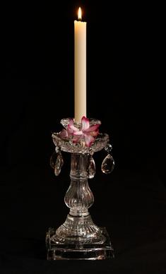 candlestick crystal prism