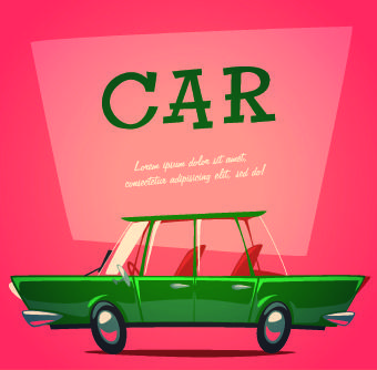 car poster design vector