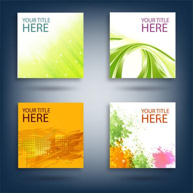 card abstract background collections