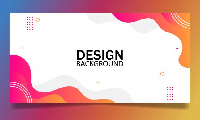 card background template abstract bright curves