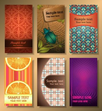 card cover templates elegant colorful themes