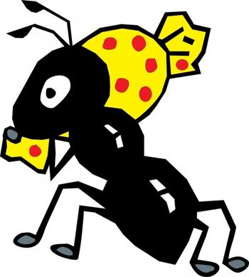 cartoon insect vector