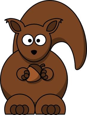Cartoon Squirrel clip art
