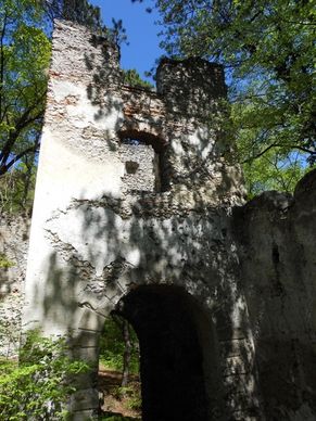 castle tower ruin