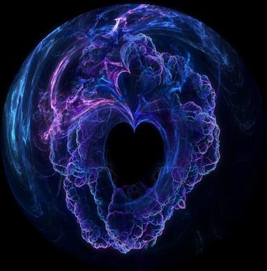 ce abstract heart sphere