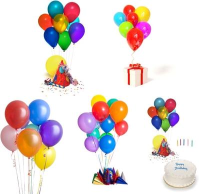 celebrate the birthday balloons highdefinition picture