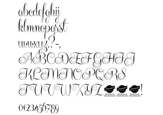 Centeria Script