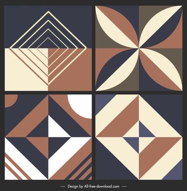 ceramic tile pattern templates elegant dark classic symmetry
